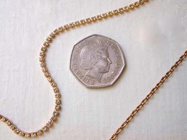 Glitter 'N Glue DIY Coin 'N Rhinestone Pendant Necklace MATERIALS